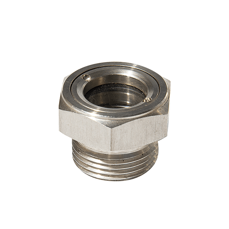 Hindi kinakalawang na asero na antas ng langis na paningin ng baso