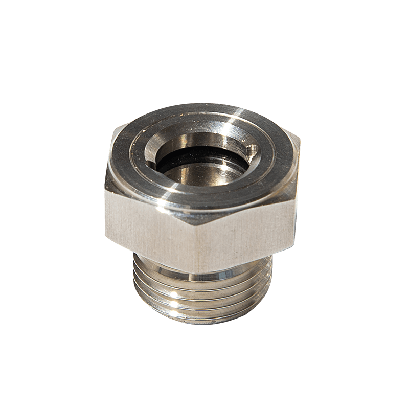 Hindi kinakalawang na asero na antas ng langis na paningin ng baso