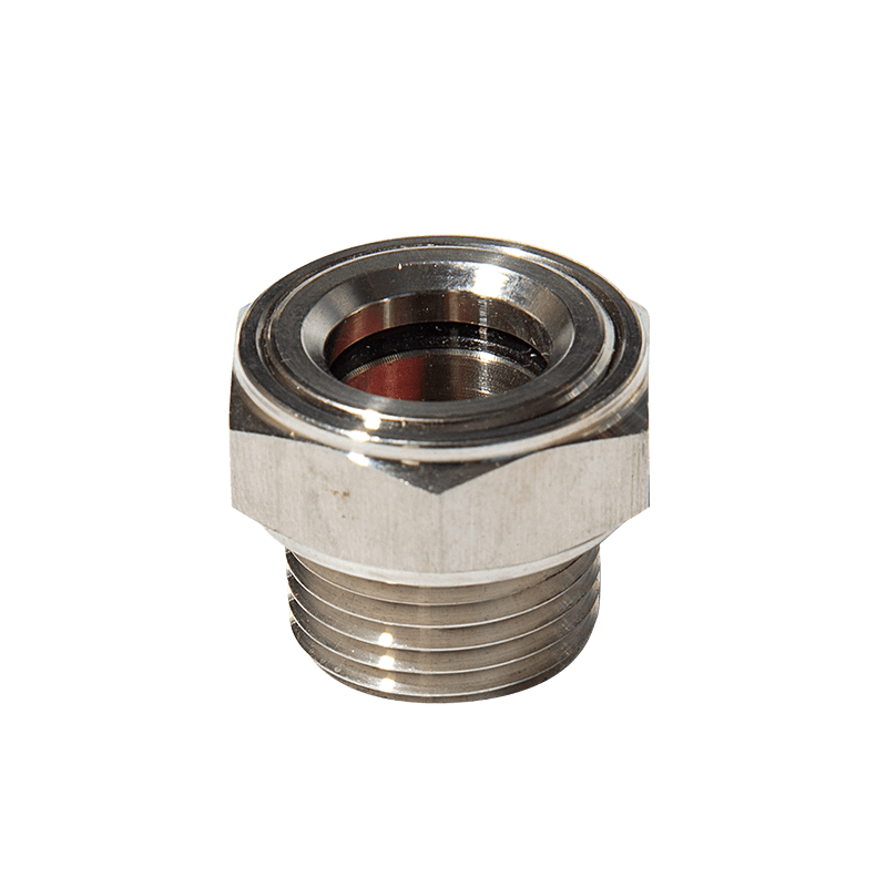 Hindi kinakalawang na asero na antas ng langis na paningin ng baso