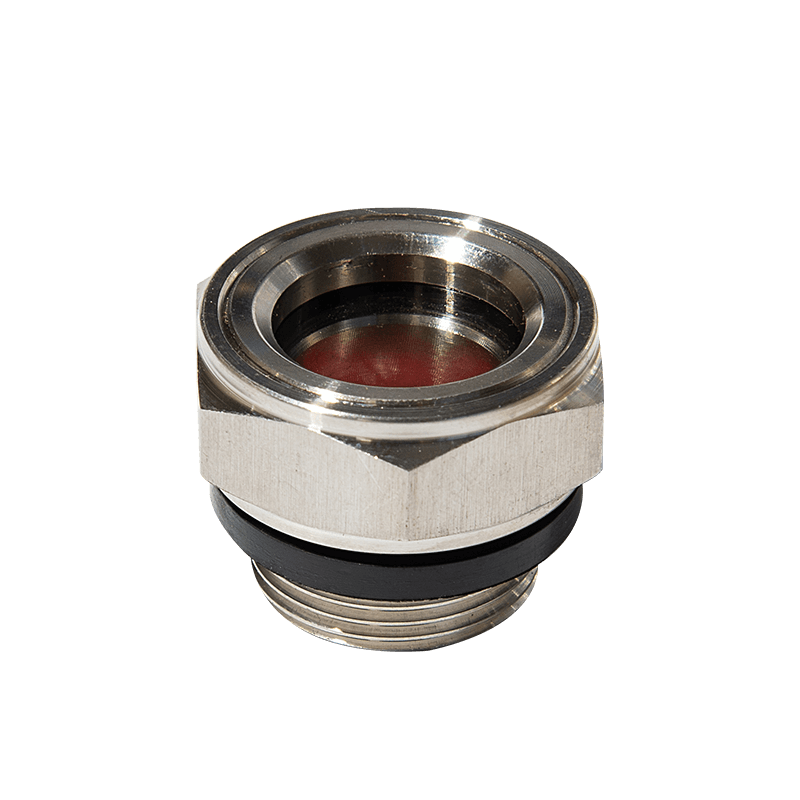 Hindi kinakalawang na asero na antas ng langis na paningin ng baso